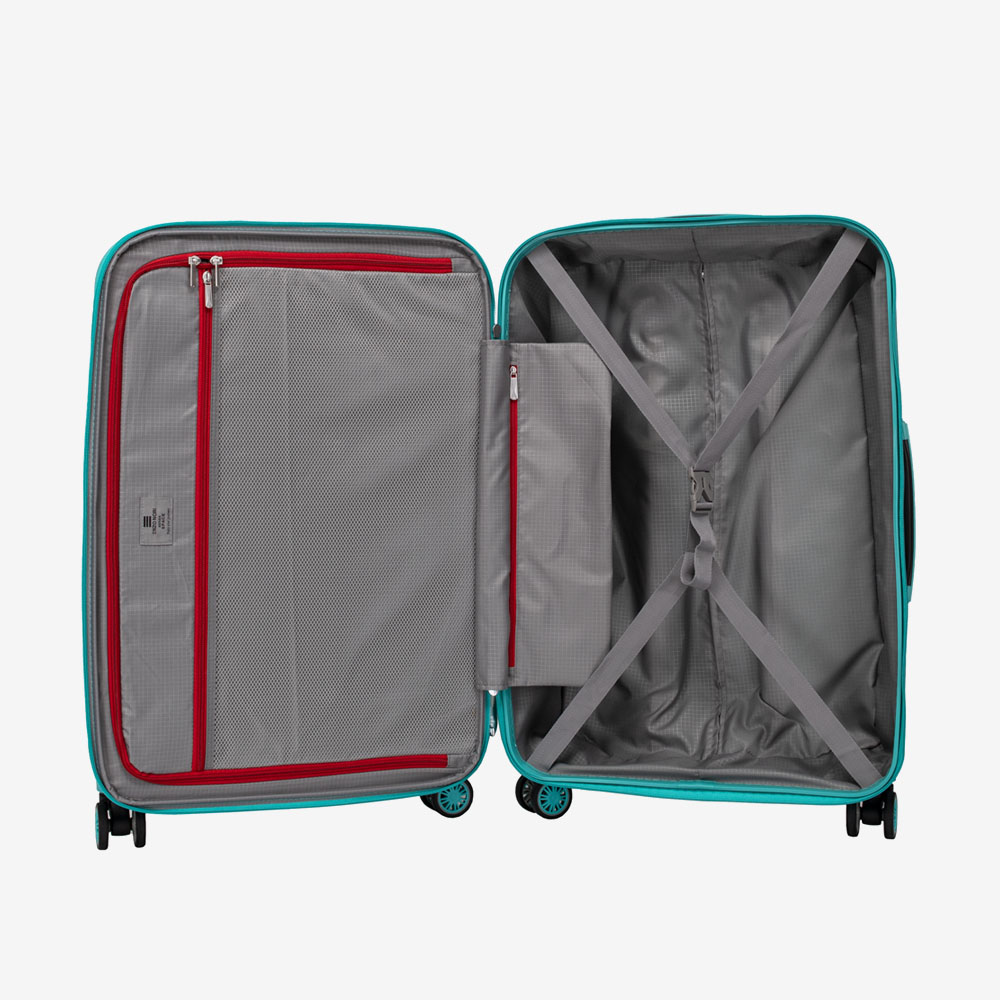 Large Suitcase ENZO NORI SPACE 76 cm Polypropylene Green